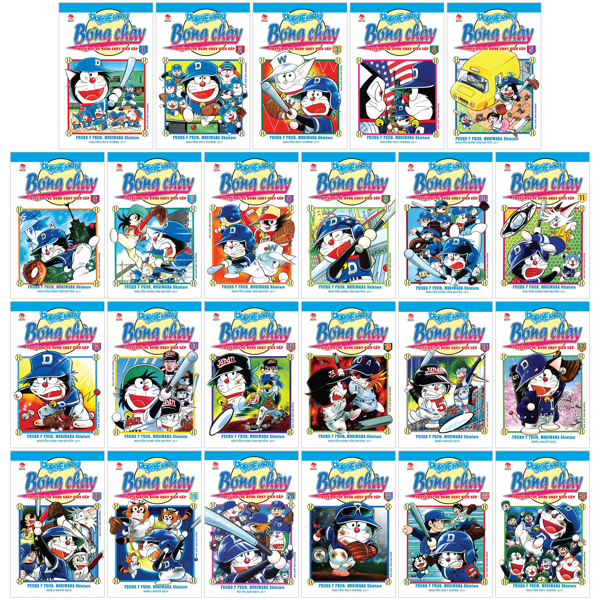 Combo Manga - Doraemon Bóng Chày - Truyền Kì Về Bóng Chày Siêu Cấp: Tập 1 - 23 (Bộ 23 Tập)