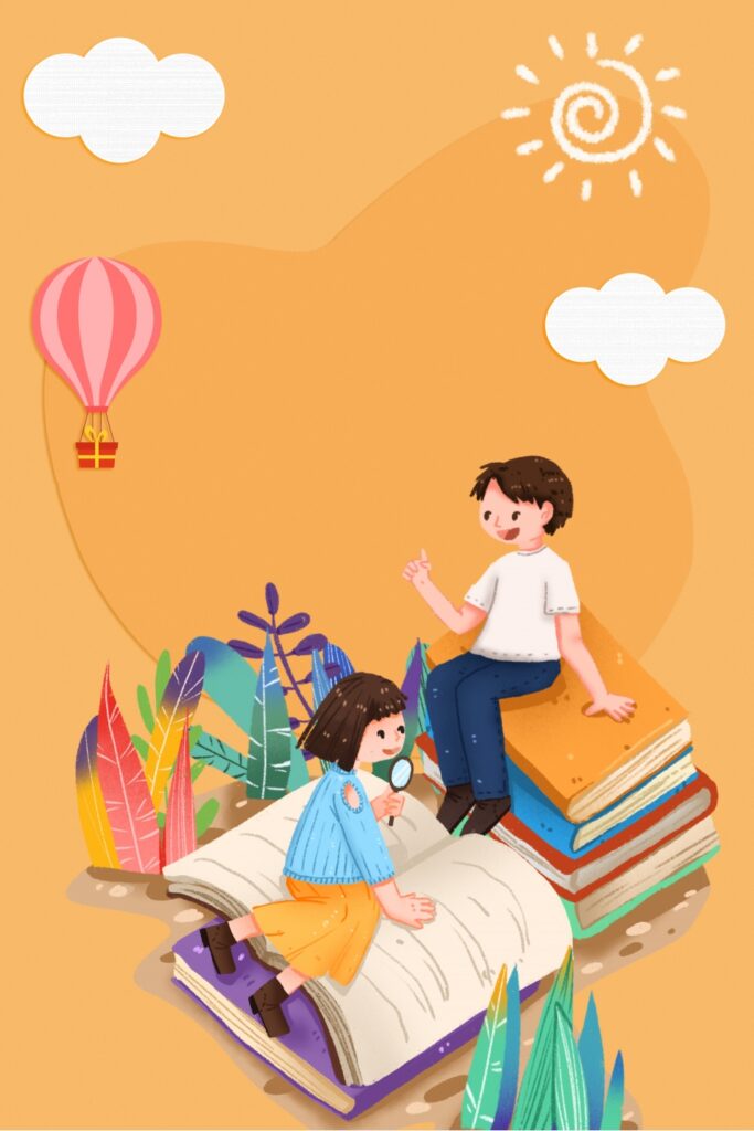 Top 5 Sách Nên Cho Trẻ Em Đọc Giúp Phát Triển Trí Tuệ Và Nhân Cách % pngtree cartoon reading time reading moment image 175773
