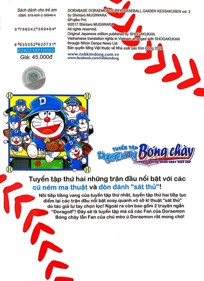 Tuyển Tập Doraemon Bóng Chày - Truyền Kì Về Bóng Chày Siêu Cấp - Tập 2 - Hình ảnh 7