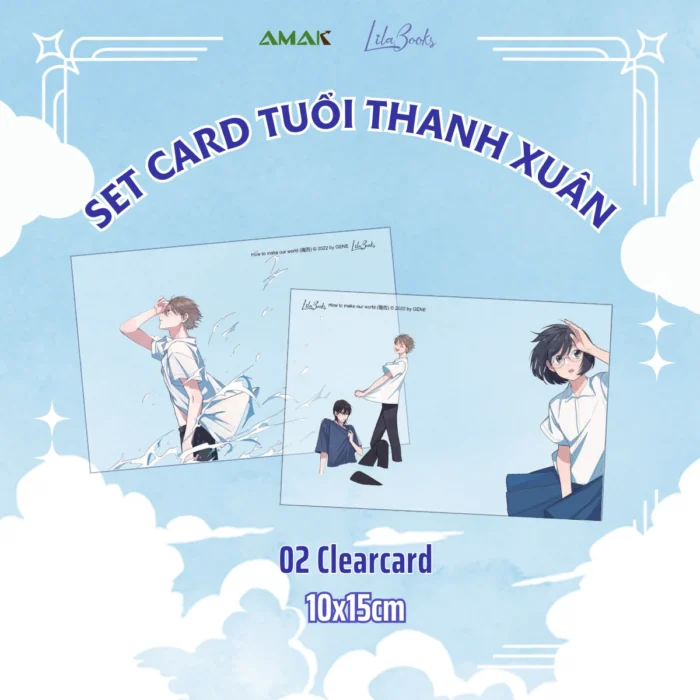 Chúng Ta Đã Không Chết Khi Còn Trẻ - Tặng Kèm 1 Bìa Áo Hai Mặt + 1 Bookmark Chibi Bế Hình + 1 Background Card Hologram + 2 Clearcard - Hình ảnh 6