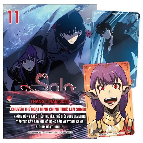 Solo Leveling - Tôi Thăng Cấp Một Mình - Tập 11 - Tặng Kèm Obi + 2 PVC Card